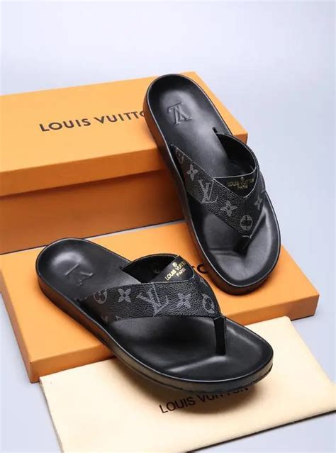 louis vuitton flip flops men's|louis vuitton slippers for men.